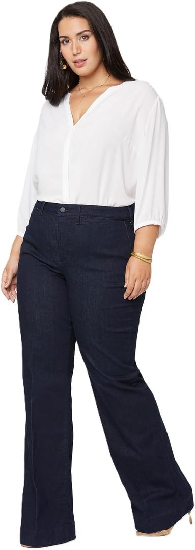 NYDJ Women's Plus Size Teresa Trouser (Blue) 16W