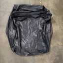 BLACK ZIPPER BAG (25"x 20'')