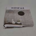 Mosewa Wall Clock 14 Inch Black Battery Operated Silent Non Ticking Simple Minimalist Rose Gold Numbers Decorative for Bedroom Living Room Kitchen Home Office