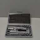 Performance Tool W1173 SAE/Metric 40-Piece SAE and Metric Socket Set, 1/4-Inch & 3/8-Inch Drive