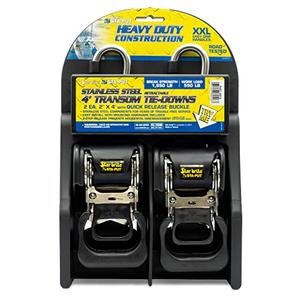 STAR BRITE Heavy Duty Retractable SS Tie-Down with Quick Release Buckle (060516)