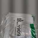 H.VERSAILTEX Natural Linen Semi Sheer French Door Curtains Light Filtering Privacy Boho Window Drapes 1 Panel Self Adhesive Door Blinds Tie Up Shade for Bedroom Living Room,68" Lx26 W,Off White