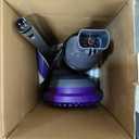 Scrub & Steam Mop with Rotating Mop Pads, LED Headlights, 6 Scrub Pads, Large Tank, Swivel Steering, Effortless Scrubbing Hard Floor Cleaner Upgraded (Black)