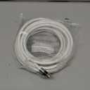 G-PLUG 20FT RG6 Coaxial Cable Connectors Set - High-Speed Internet, Broadband and Digital TV Aerial, Satellite Sky Cable Extension- Weather-Sealed Double Rubber O-Ring and Compression Connectors White