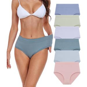 ANLIQI Women's Modal Hipster Panties Breathable Underwear for Women Pack Soft Moisture Wicking Underwear Ladies Underpants (X-Large) ANLIQI Women's Modal Hipster Panties Breathable Underwear for Women Pack Soft Moisture Wicking Underwear Ladies Underpants (X-Large)