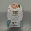 Purina Fancy Feast Appetizers Lickable Grain Free Wet Cat Food Topper Light Meat Tuna Appetizer with Scallop - (Pack of 10) 1.1 oz. Trays,  Best By Aug/2026