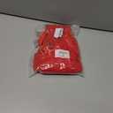 Women Lingerie Sexy Open Front Lace Babydoll Dress with Thong Halter Mesh Nightgown (Red, S)