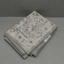 jinchan 2x3 Washable Rug for Entryway - Vintage Floral Ultra-Thin Low Pile Soft Small Non Slip Distressed Indoor Door mat Accent Area Rug for Entrance Kitchen Bathroom Bedroom (2x3ft,Grey)