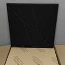 22 Pack Acoustic Panels with Self-Adhesive, 12"X 12"X 0.4"Sound Proof Foam Panels, Sound Panels High Density, Soundproof Wall Panels for Home Studio Office-Black