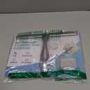 All-Purpose Stainless Steel Shower Squeegee for Shower Glass Door with 2 Adhesive Hooks, Bathroom Cleaner Tool Household Window Mirror Squeegee, Cleaning Tile Wall, Car, 10 Inch Silver