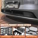 Grille Mesh Insert for Tesla Model Y Juniper 2025 2026, Front Air Vent Cover Guard with Insect Protection, ABS Detachable Front Grille Mesh Inserts for Tesla New Model Y Juniper Accessories