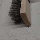 Stainless Steel Wire Brush with Long Handle Deck Broom Brush Floor Scrubber Brush for Cleaning Outdoor Broom for Moss, Tough Stains on Concrete, Grout, Garden, Garage, Patio, Swimming Pool