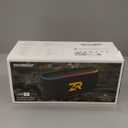 Bluetooth Speaker, Portable Wireless Speakers with Hooks, 40W Deep Bass EQ, IPX6 Waterproof, Bluetooth 5.3 TWS, RGB Lights, 15H Playtime, Built-in Battery for Outdoor Camping Beach (Black)