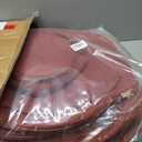 Car Seat Covers, Leather Seat Covers for Cars Full Set, Waterproof and Breathable Suitable for Most SUV/ Truck/ Sedan/ Automotive 2 Pack(Burgundy)