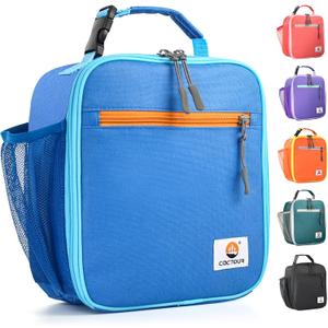 Lunch Box Kids,Premium Insulated Lunchbox for Girls Boys,Soft Mini Cooler Bag Back to School Thermal Reusable Lunch Bag for Work School Picnic (Blue)
