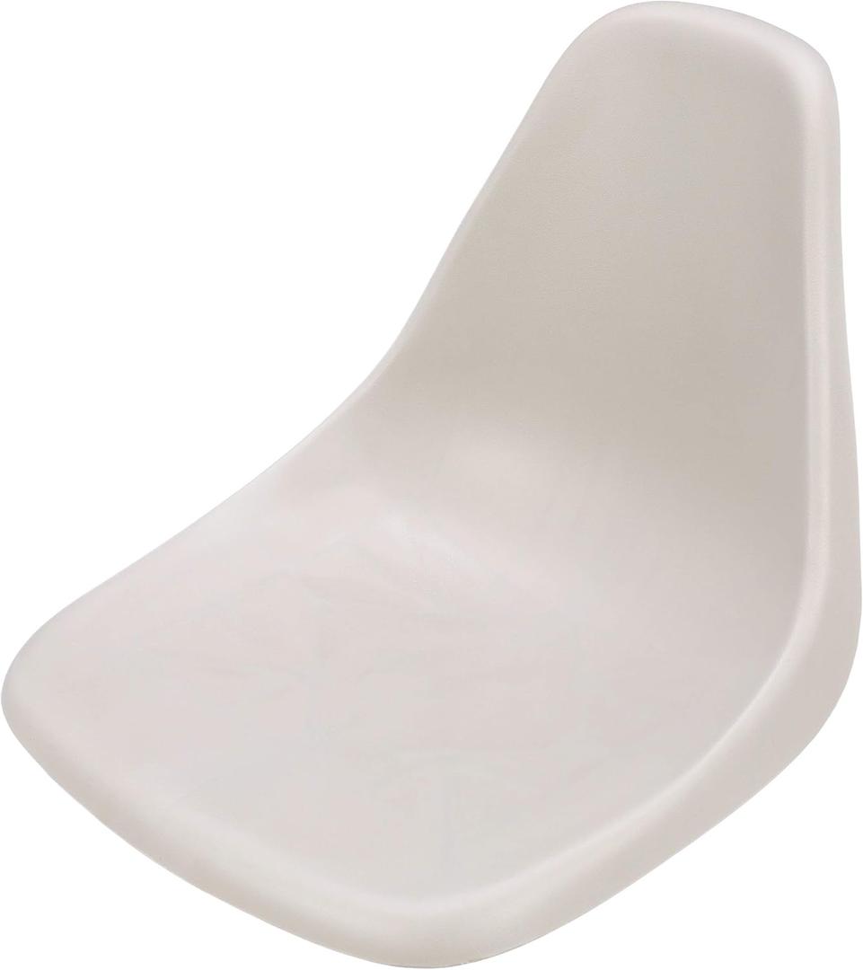 Attwood 98390GY Molded Bucket Seat, 1-Piece Molded Plastic, with Mounting Screws, Gray, 18 Inches W x 21 Inches D x 16 Inches H