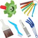 BOJACK Air Conditioner Fin Cleaner Set, Air Conditioner Fin Comb Straightener Tool, for AC Radiator Evaporator Radiator Repair Clean Tool (Pack of 6)