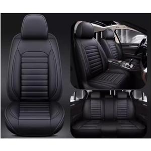 Car Seat Cover, for Mazda CX-9 2007-2023, Universal Leather Seat Covers Waterproof Non-Slip Seat Protectors Auto Seat Covers(Black) 
