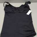 FeelinGirl Womens Tank Top Shapewear Tummy Control Tops Slimming Cami Tank Seamless Compression V Neck Camisole (3X-Large, Black)