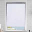 AOSKY Cordless Roller Shades Blackout Blinds for Windows Room Darkening Rolled Up Shades with Spring System, UV Protection Window Shades Door Blinds for Home and Office (31.5" W x 72" H, White)