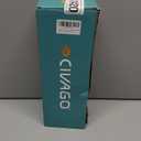 CIVAGO 32 oz Insulated Water Bottle With Straw, Stainless Steel Sports Water Cup Flask with 3 Lids (Straw, Spout and Handle Lid), Wide Mouth Travel Thermal Mug, Black