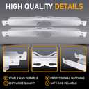 2 Pack Toe Alignment Tool Plates with Measuring Tape, Wheel Alignment Tool Kit for Cars, Trucks, SUVs, Sturdy and Compact Plates for Fast, Accurate Wheel Alignment Measurements
