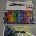 ARTISTRO Watercolor Paint Set, 100 Vivid Colors in Portable Box, Palette set Including Metallic, Pastel Colors. Perfect Travel Watercolor Set for Artists, Amateur, Hobbyists and Painting Lovers