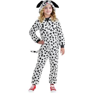 Kids Onesie Animal Costume Christmas Costumes Unisex One Piece Cosplay Suit for Boys and Girls (Medium(7-8yrs), Dalmatian)