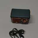 PRUNUS J-999 Retro Bluetooth Speaker,Vintage Decor,Mini Wireless Bluetooth Speaker,Cute Old Fashion Style Support USB/TF Card/AUX for Kitchen Desk Bedroom, White Elephant Gifts for Adults Men Women (Green)