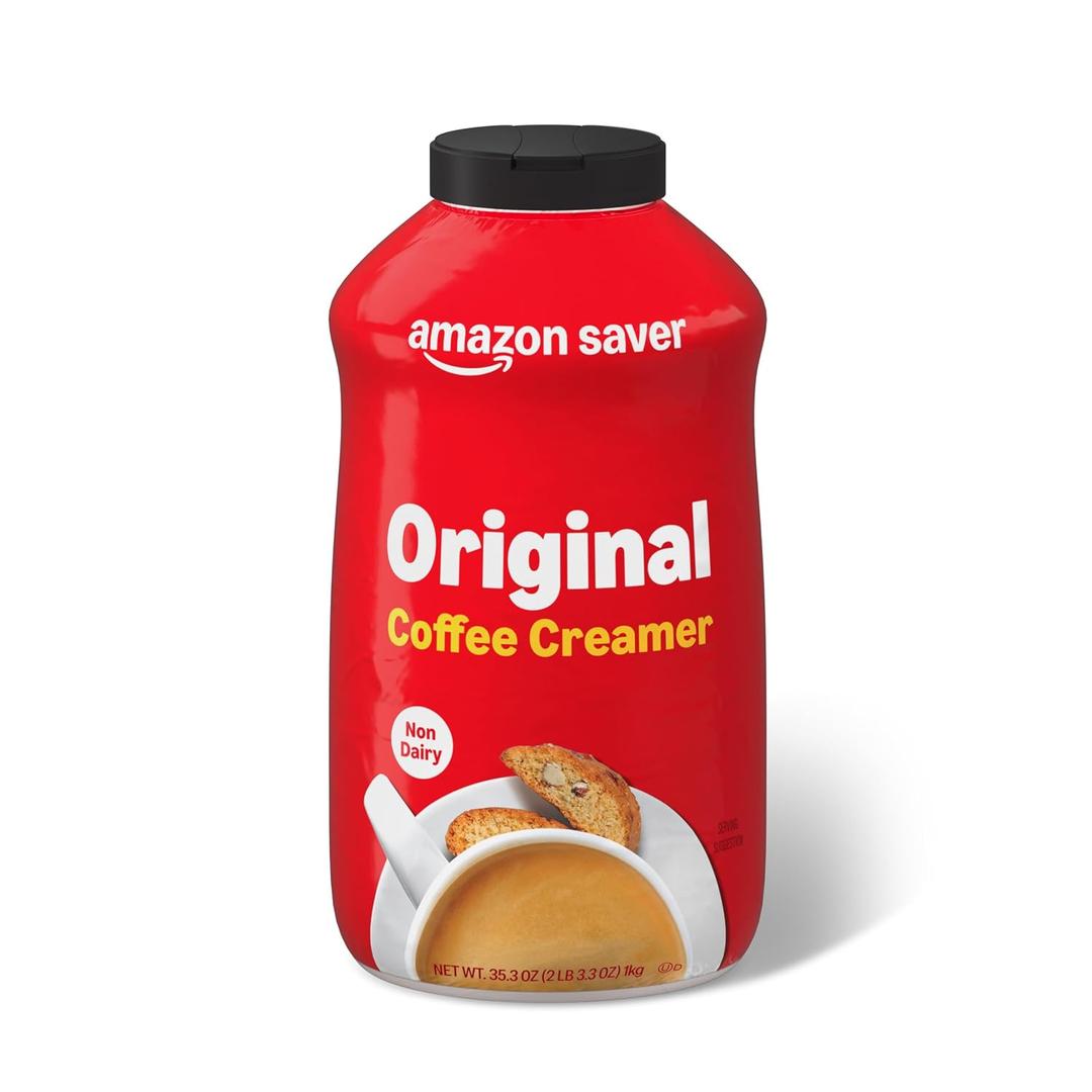 Amazon Saver, Original Powder Coffee Creamer, Non Dairy, 35.3 Oz (EXP 10/15/27)