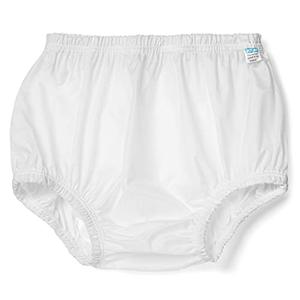 Incontinent Leak-Protection, Washable Pull-On Cover Pant, Advanced Duralite-Cool-Lightweight-Durable- Kleinert's (Optic White, Large)