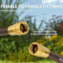 Giraffe Tools Leader Hose 2ft x 5/8", 24INCH Short Water Hose for Hose Reel, Lightweight, Flexible with Female Female Fittings