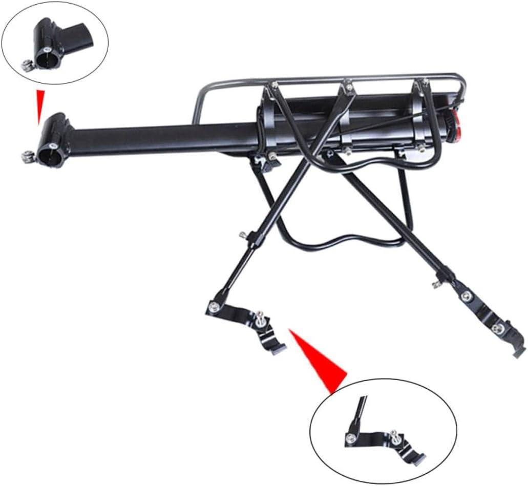 Bike Rear Rack Seat Universal Rear Bike Rack Easy Install Alloy Rack for Bike Brands