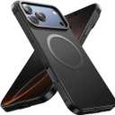 Magnetic for iPhone 17 Pro Max Case, [Metal Frame Grip] Fit for MagSafe [Military-Grade Protection] with Shockproof Anti-Lining Slim Cover for iPhone 17 Pro Max Phone Case,Black