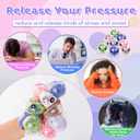 24 Pack Octopus Stress Balls Set for Kids Adults, Cute Squishy Squeeze Fidget Toys for Anxiety Stress Relief, Perfect Party Favors Easter Basket Stuffers Birthday Gifts