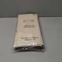 12 Pcs Plastic Christmas Tablecloth Rectangle Bulks, Disposable Beige Brown Green & Wine Red Party Tablecloth Xmas Table Cover for Picnic Birthday Christmas Party Supplies, 54x108 Inch