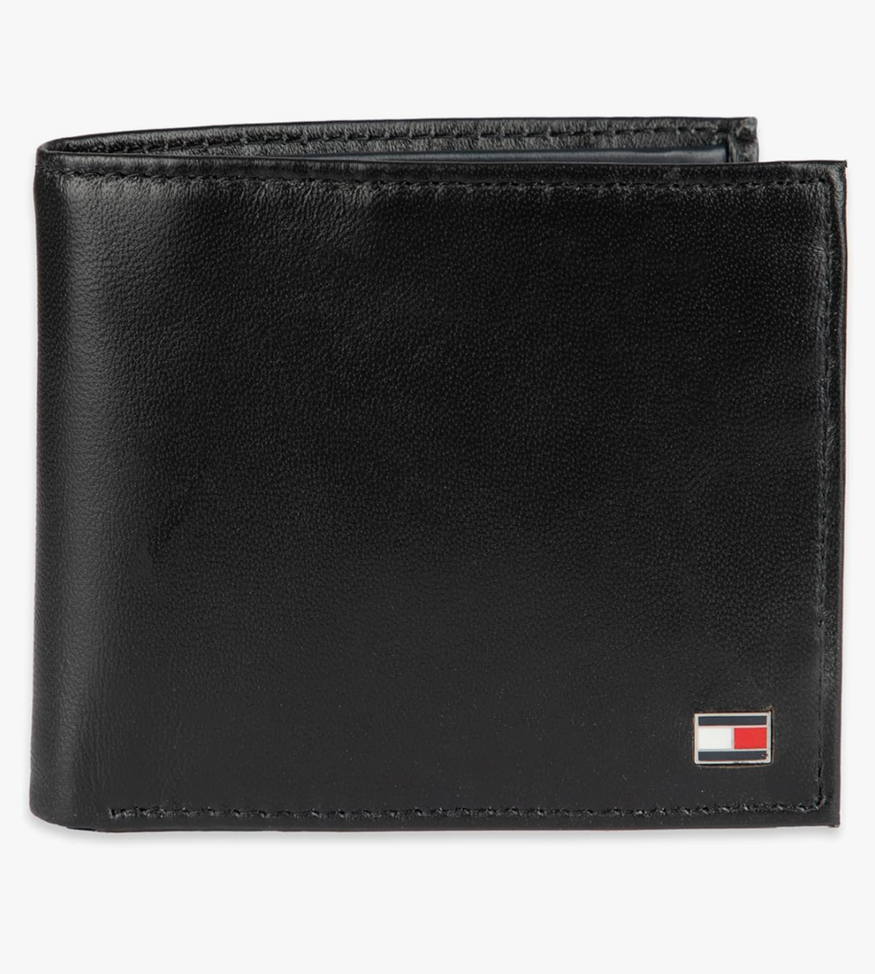 Tommy Hilfiger Men's Passcase Wallet with Removable ID Window