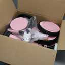 5-in-1 Kids Tricycle for Toddlers 1.5-3, Tool-Free Convertible Kids Push Trike to Balance Bike, Safety Belt, Removable Backrest and Footrest, Ride-On Toy for Boys & Girls, Pink