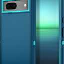 I-HONVA for Google Pixel 7 Case Shockproof Dust/Drop Proof 3-Layer Full Body Protection [Without Screen Protector] Rugged Heavy Duty Cover Case for Google Pixel 7 2022, Turquoise