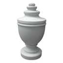 Ekena Millwork FIN04X11UR 4 7/8-Inch OD x 11 1/2-Inch Urn Finial