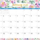 4 x 2026 Magnetic Calendar - 2026 Calendar from Jan.2026 - Dec.2026, 12 Monthly Magnetic Calendars for Fridge, 8"  10", Tear-off Pad, Perfect Magnetic Calendars for Refrigerator