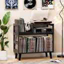 Record Player Stand with Vinyl Storage Turntable Stand