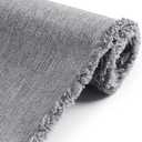 Foreate 600D Waterproof Canvas Fabric by The Yard 58” W Outdoor Upholstery Fabric for Chairs Indoor Polyester Material Patio Cushion Furniture Cover DIY Sewing, 1 Yard Light Grey