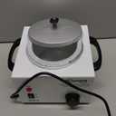 Single Professional Electric Wax Heater Machine for Hair Removal - Large Paraffin Pot with Adjustable Temperature, Facial Skin Body SPA Salon Equipment, 50 Wax Sticks Included