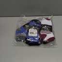 Debra Weitzner Womens Runner Ankle Socks - Low-Cut Colorful Socks (Size 9-11 and 10-13) 12 Pairs (Ankle Blue & Maroon)