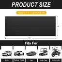 Grandroad auto 10x25 FT Garage Floor Mat, 2.8mm Thickened Flooring Roll for Under Car Diamond Plate PVC Rubber Mat with 20 Pcs Tapes, Non-Slip Floor Mat for Garage, Warehouse, Trailer, Gyms, Black