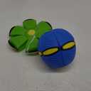 2PCS Dog Flying Disc Toy, Pet Toy Flying Saucer Ball with 3 Light for Dogs, Dog Toy Outdoor Toy Doggy Disc Ball, Outdoor Games (Green+Blue)