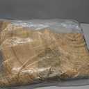 HOMEMONDE Handwoven Jute Area Rug - 4 feet Round Natural Yarn Loom Braided Rug - Eco-Friendly Boho Farmhouse Reversible Design for Bedroom, Living Room, and Kitchen (Natural)