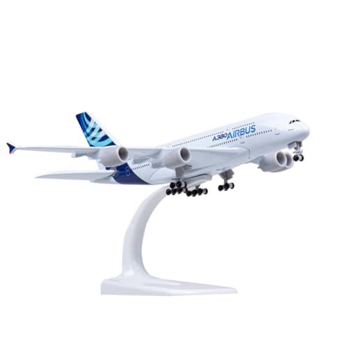 ANTSIR A380 Diecast Airplane Model - 1/400 Scale Metal Prototype Plane for Gift Collectible
