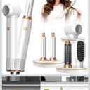 Blow Dryer Brush Set 5 in 1, Hot Air Styler Negative Ion Air Curling Wrap Air Curler, Round Brush Blow Dryer Curling Iron Hair Styling Tools Gift for Dry,Volumize, Straight,Curl,100-120V